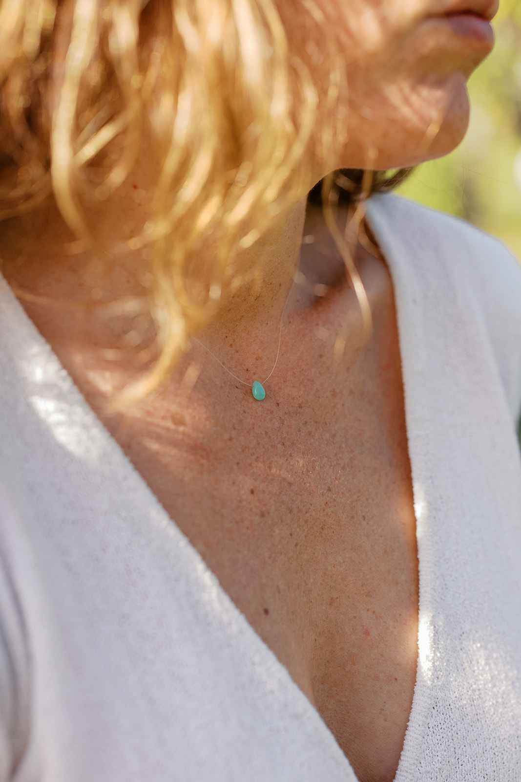 Collar crisoprasa