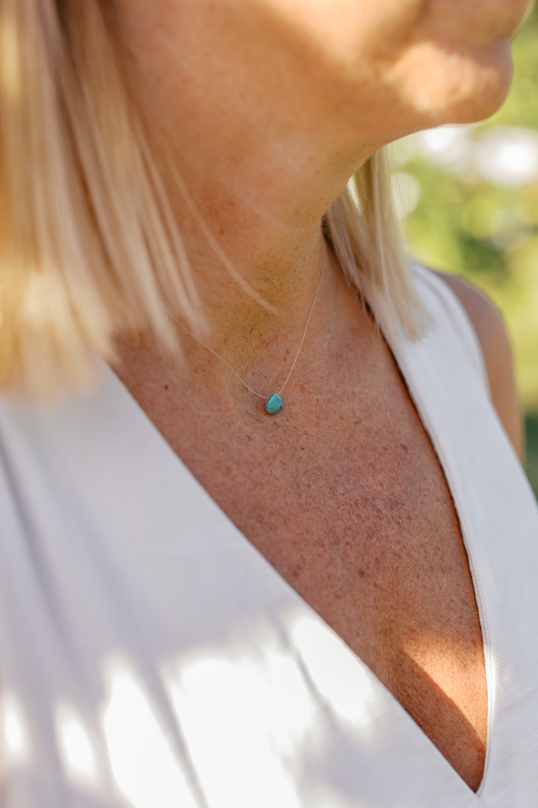 collar turquesa